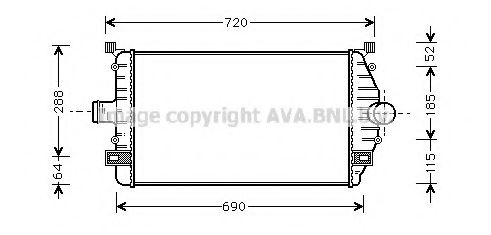 Интеркулер AVA RT4277