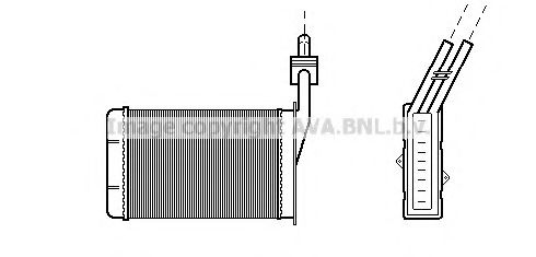 Радиатор печки AVA RT6101
