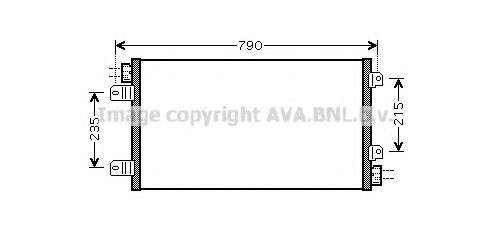 Радиатор кондиционера AVA RTA5342