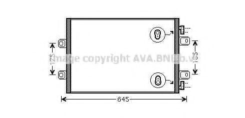 Радиатор кондиционера AVA RTA5406
