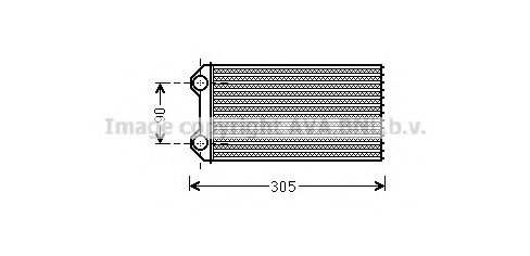 Радиатор печки AVA RTA6439