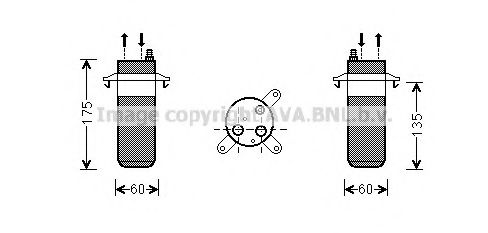 Осушитель кондиционера AVA RTD446