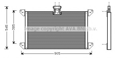 Радиатор кондиционера AVA SC5008