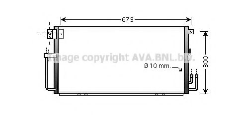 Радиатор кондиционера AVA SU5064D
