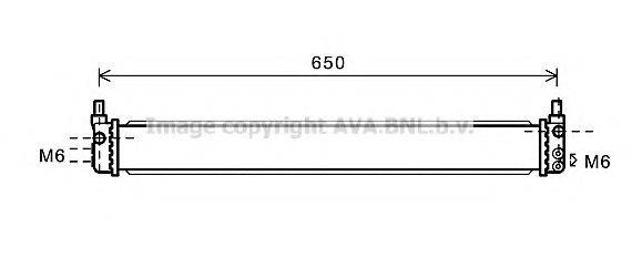 Радиатор, Тяговый аккамулятор AVA TO2602