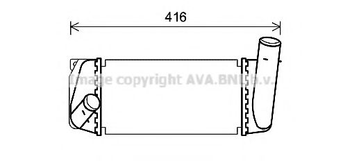 Интеркулер AVA TO4668