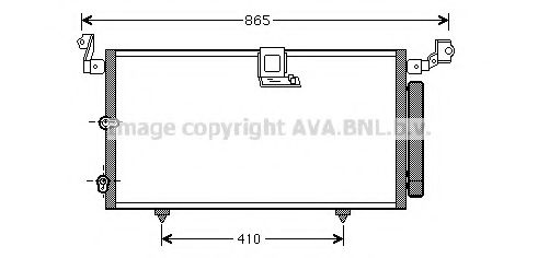Радиатор кондиционера AVA TO5384D