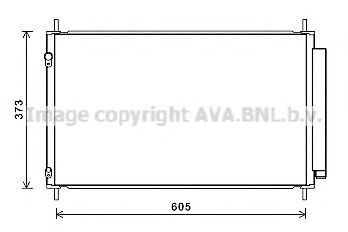 Радиатор кондиционера AVA TO5708D