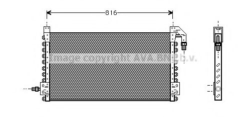 Радиатор кондиционера AVA VL5014