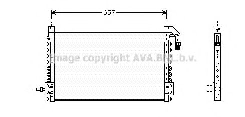 Радиатор кондиционера AVA VL5015