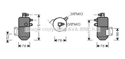 Осушитель кондиционера AVA VLD031