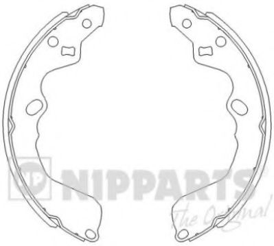 Тормозные колодки барабанные NIPPARTS J3500319