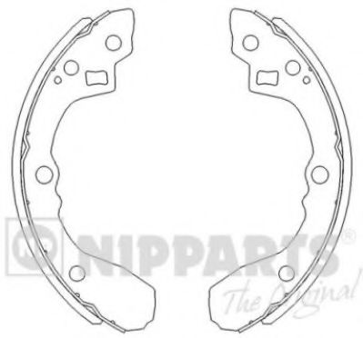 Тормозные колодки барабанные NIPPARTS J3500321