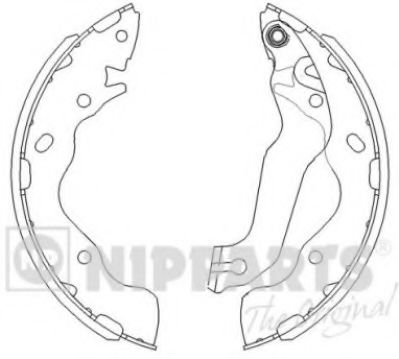 Тормозные колодки барабанные NIPPARTS J3500525