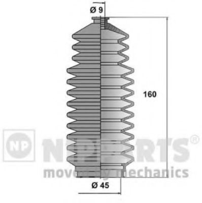 Пыльник рулевой рейки NIPPARTS J2841000