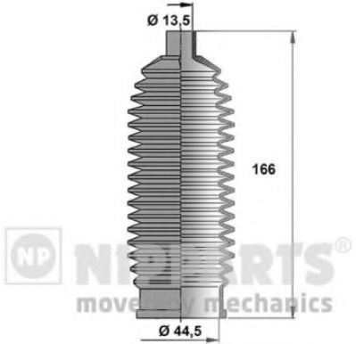 Пыльник рулевой рейки NIPPARTS J2841014