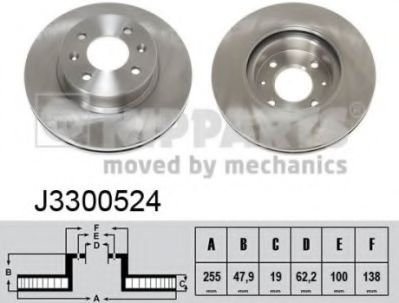 Тормозной диск NIPPARTS J3300524