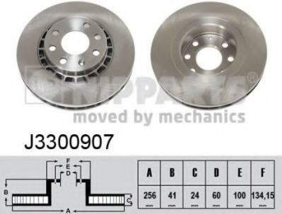 Тормозной диск NIPPARTS J3300907