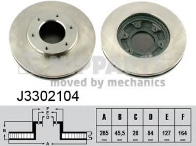 Тормозной диск NIPPARTS J3302104