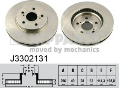 Тормозной диск NIPPARTS J3302131