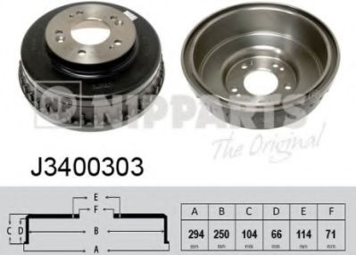 Тормозной барабан Hyundai/Kia 0K552-26-251A