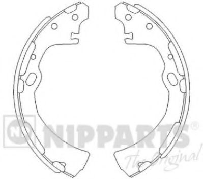 Тормозные колодки барабанные NIPPARTS J3501038