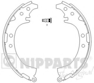 Тормозные колодки барабанные NIPPARTS J3502050