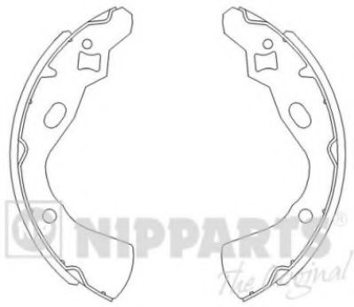 Тормозные колодки барабанные NIPPARTS J3503030