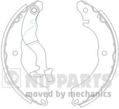 Тормозные колодки барабанные NIPPARTS J3505038
