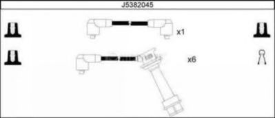 Комплект проводов зажигания NIPPARTS J5382045