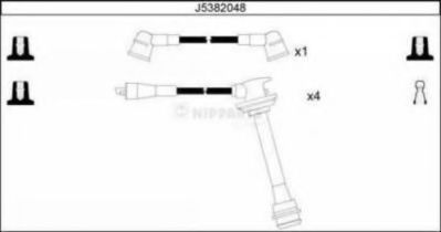 Комплект проводов зажигания NIPPARTS J5382048