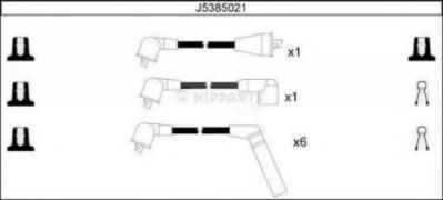 Комплект проводов зажигания NIPPARTS J5385021