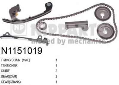 Цепь ГРМ, комплект NIPPARTS N1151019