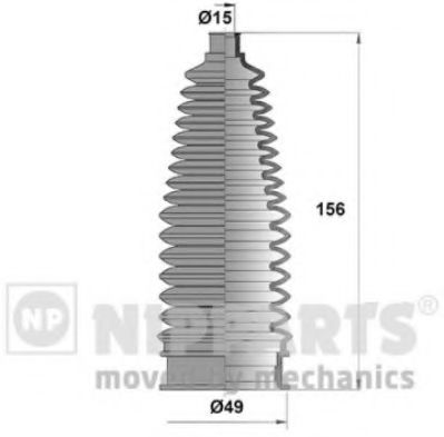 Пыльник рулевой рейки NIPPARTS N2842046