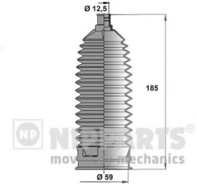 Пыльник рулевой рейки Honda/Acura 53537-S2A-003