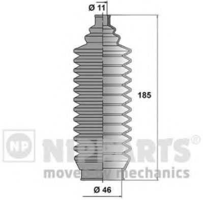 Пыльник рулевой рейки NIPPARTS N2845004