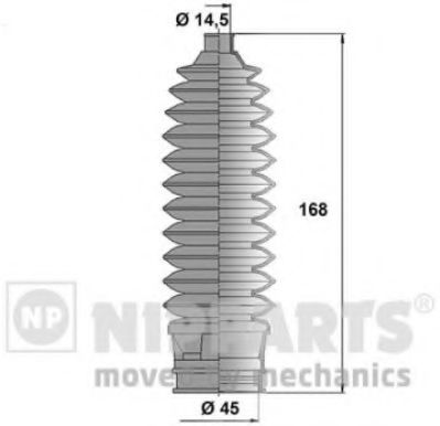 Пыльник рулевой рейки NIPPARTS N2847012