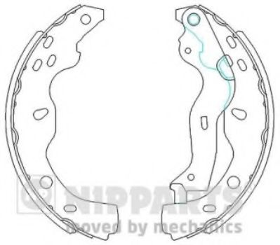Тормозные колодки барабанные NIPPARTS N3508029