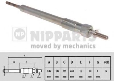 Свеча накаливания Hyundai/Kia 36710-2F101