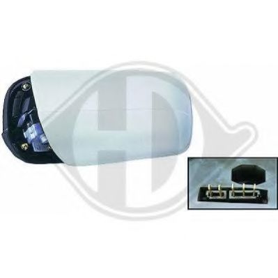 Наружное зеркало DIEDERICHS 1670025