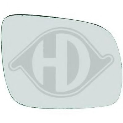 Стекло наружного зеркала DIEDERICHS 2213028