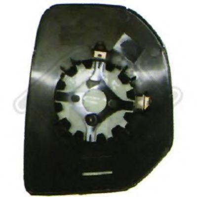 Стекло наружного зеркала DIEDERICHS 4013628