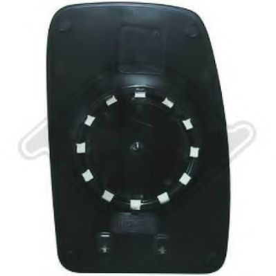 Стекло наружного зеркала DIEDERICHS 4486027
