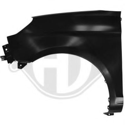 Крыло переднее Hyundai/Kia 6631107600 Крыло переднее Hyundai/Kia 6631107600