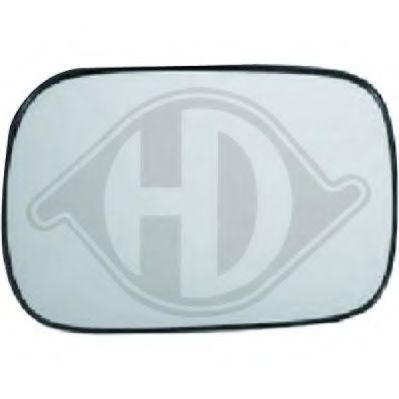 Стекло наружного зеркала DIEDERICHS 7685026