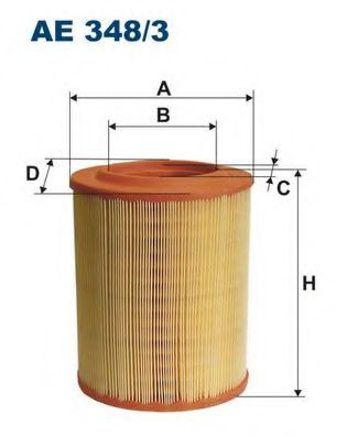 Воздушный фильтр FILTRON AE348/3