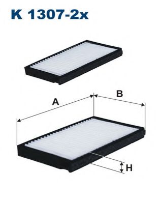 Фильтр салона FILTRON K1307-2x