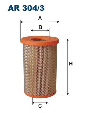 Воздушный фильтр FILTRON AR304/3