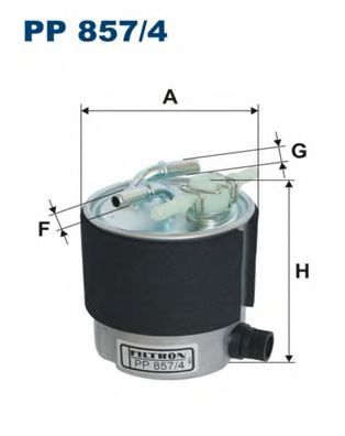 Топливный фильтр FILTRON PP857/4