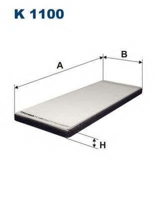 Фильтр салона FILTRON K1100